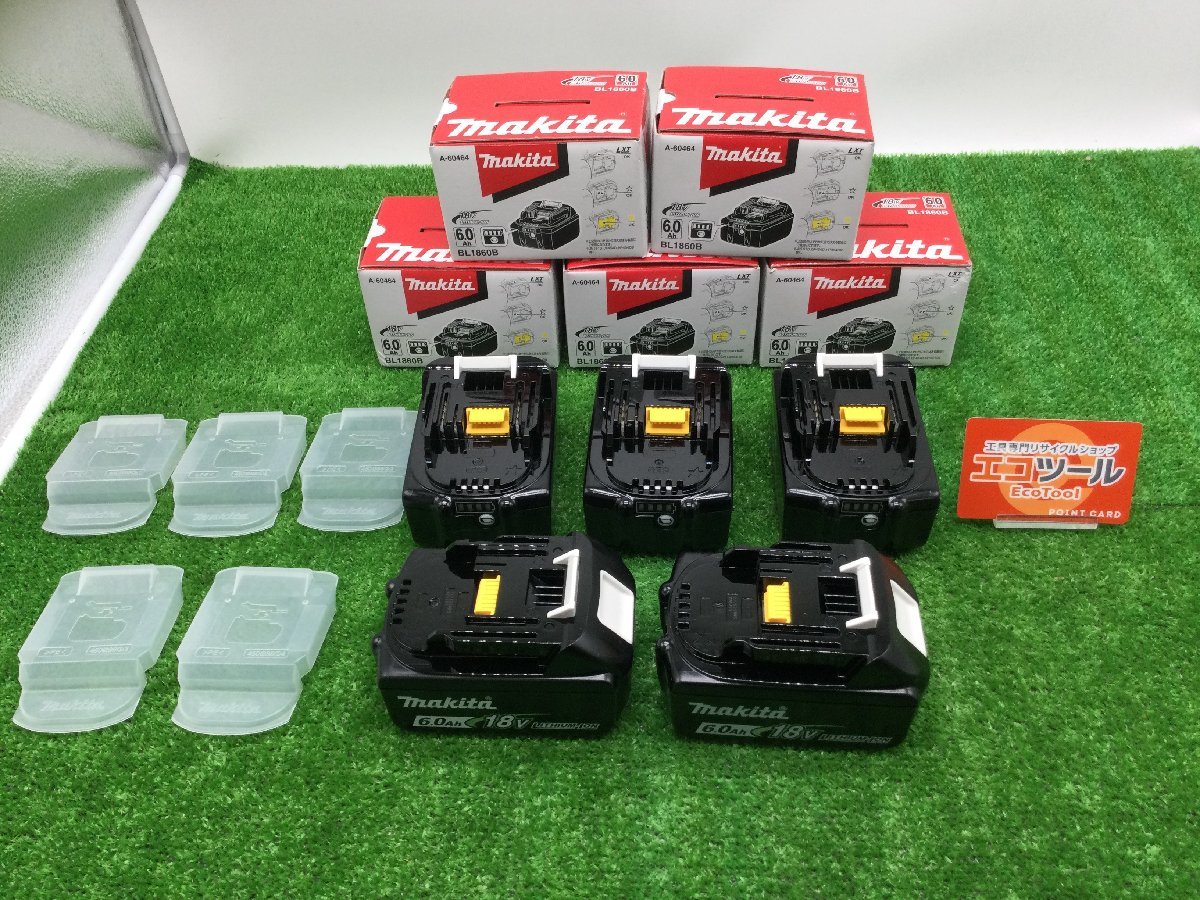 【領収書発行可】☆ Makita/マキタ 18VLi-ionバッテリ BL1860B [急速充電対応 雪印マーク] 5個セット [IT8TGWWLVX5O]