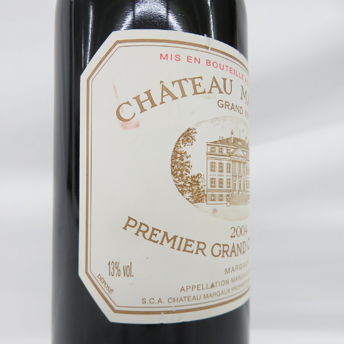 未開栓】CHATEAU MARGAUX シャトー・マルゴー 2004 赤 ワイン 750ml 13