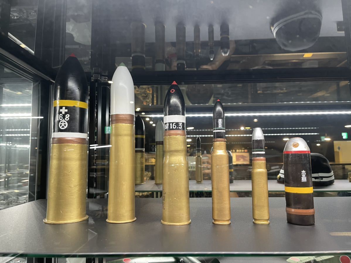 模型資料館展示品 日本軍実物大砲弾レプリカ6本セットの入札履歴