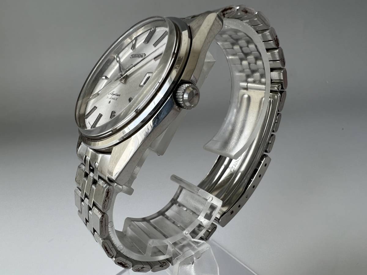 Y11稼働品 SEIKO セイコー スカイライナー 6102-8000 デイト シルバー 