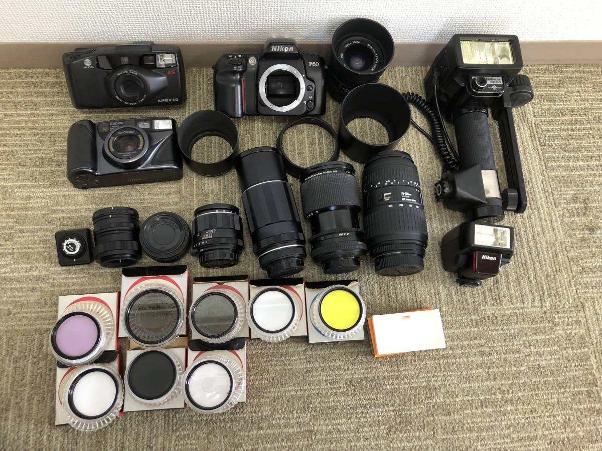 ☆ジャンク カメラ レンズ おまとめ Nikon konica など -カメラレンズ