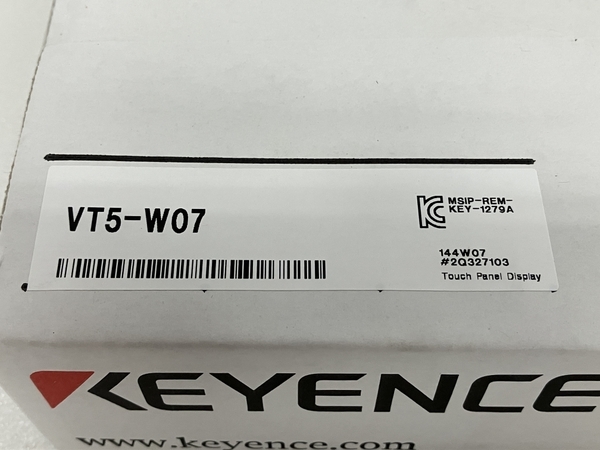 KEYENCE VT5-W07 キーエンス 7型タッチパネル ディスプレイ 未使用