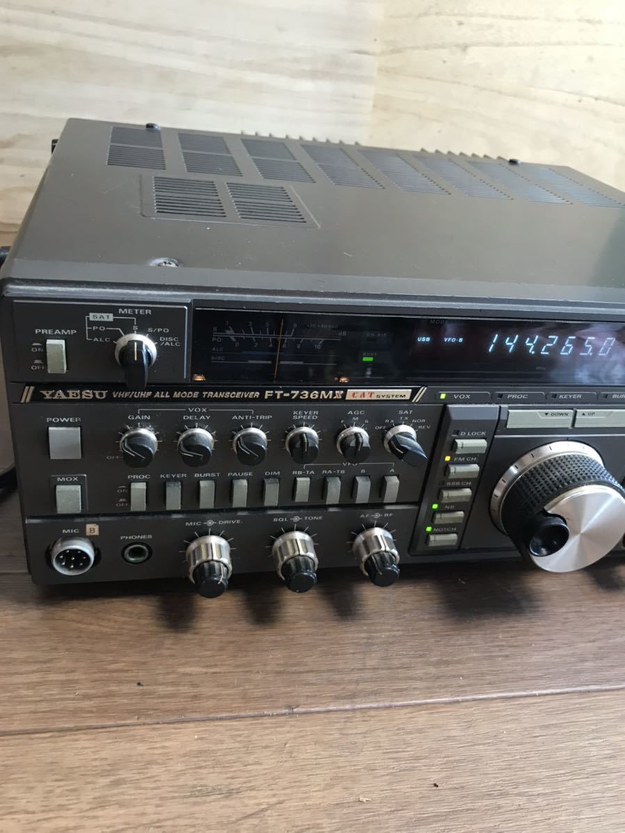 YAESU FT-736 - Yahoo!オークション ヤエス 八重洲 八重洲無線 VHF⁄UHF
