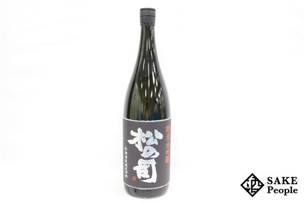 松の司 純米大吟醸 | 日本酒 1800ml 黒 「黒」 お酒 通販｜