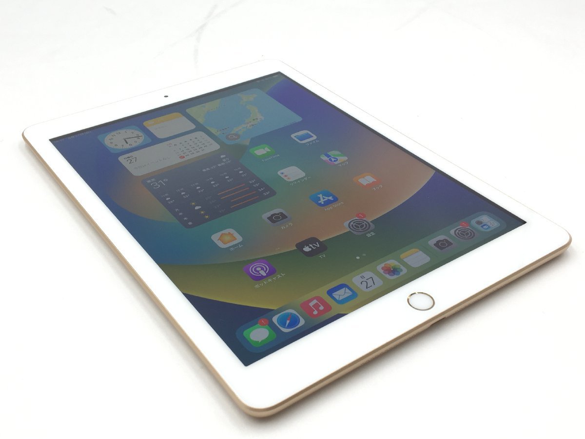 ♪△【Apple アップル】iPad 第5世代 128GB Wi-Fi MPGW2J/A 0828 12 iPad