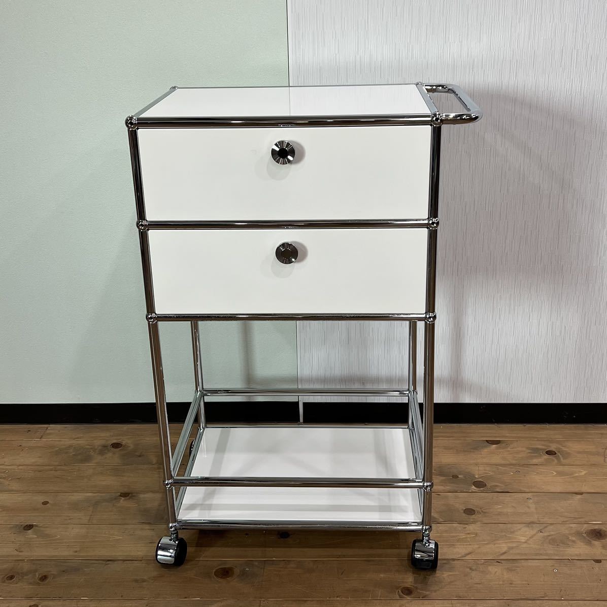 USM Haller USMハラー キャスター付 ワゴン ホワイト 収納 家具