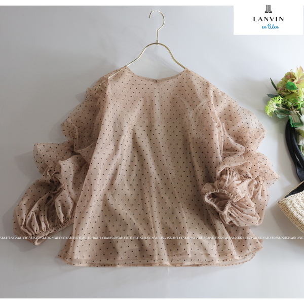 アシンメノットＴシャツ | LANVIN en Bleu (Women)/ランバン オン ブルー | 三越伊勢丹 ランバンブルートップス