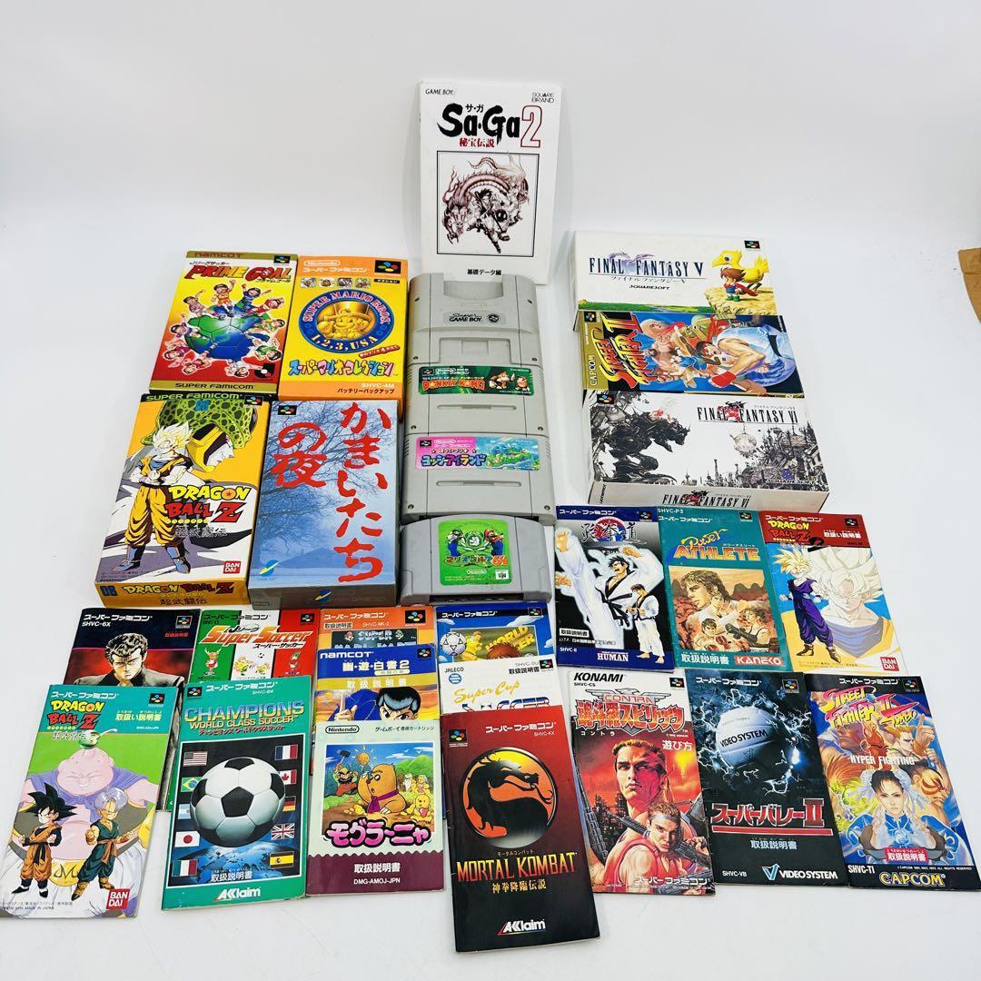 SFC スーパーファミコン ソフト5本 箱 説明書付き ゼルダ 他 動作 