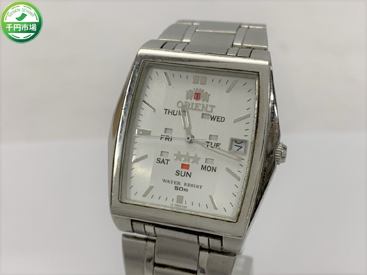Y-8487】ORIENT オリエント スリースター メンズ 自動巻 3針 