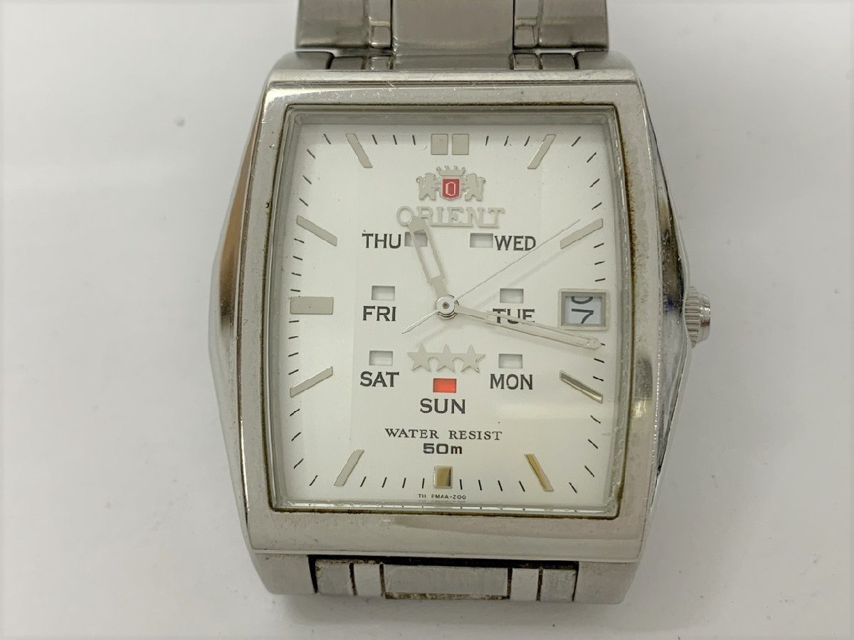 Y-8487】ORIENT オリエント スリースター メンズ 自動巻 3針 