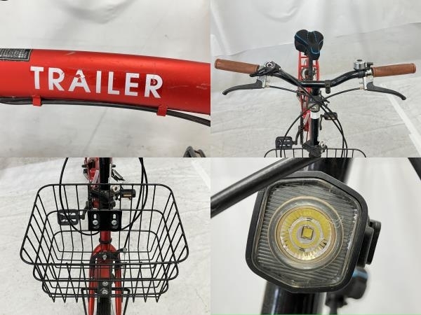 TRAILER BGC-F20 折りたたみ自転車 ミニベロ 6段変速 トレイラー 中古 