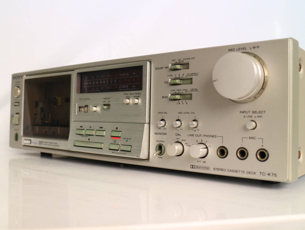 ラジオ・コンポ SONY 3HEAD TC-K75 ラジオ・コンポ SONY 3HEAD TC-K75 ラジオ・コンポ SONY 3HEAD TC-K75