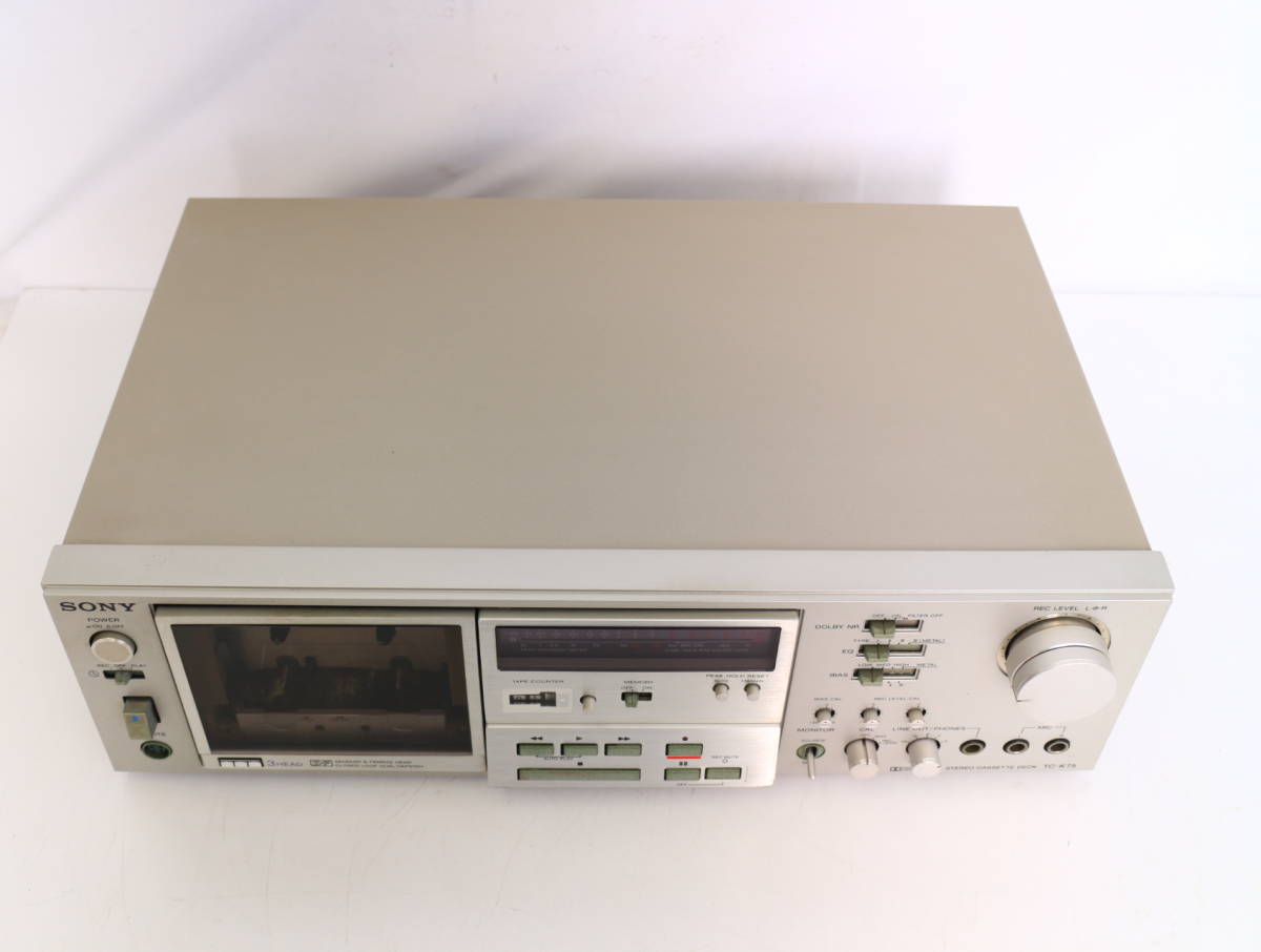 SONY ソニー TC-K75 カセットデッキ 3HEAD CASSETTE DECK ステレオ