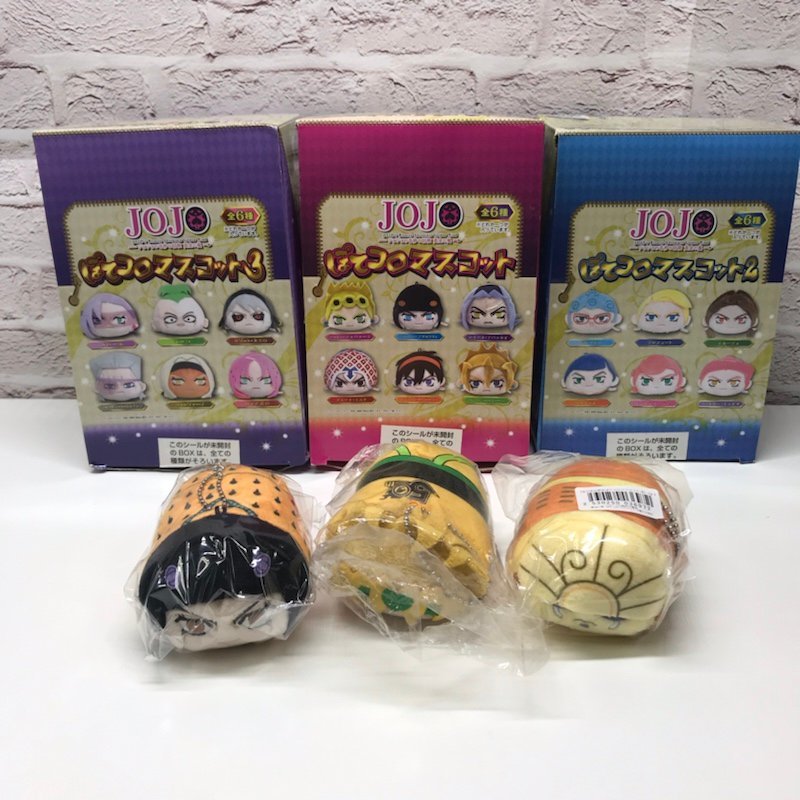 ジョジョの奇妙な冒険 ぽてころマスコット 黄金の風 暗殺チーム 第五部 あみあみ限定 G・E ブチャラティ DIO 230816SK750001