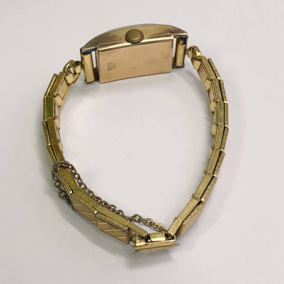 1円～ スイス製 GENEVE 17石 18K/0.750 刻印 金無垢 腕時計 手巻き 