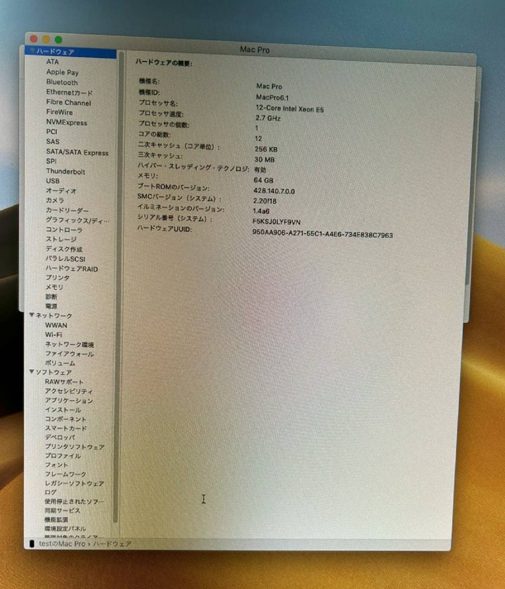 Apple Mac Pro Late 2013 E5-2697v2-64GB-D300x2 Pro Mac Apple Dual