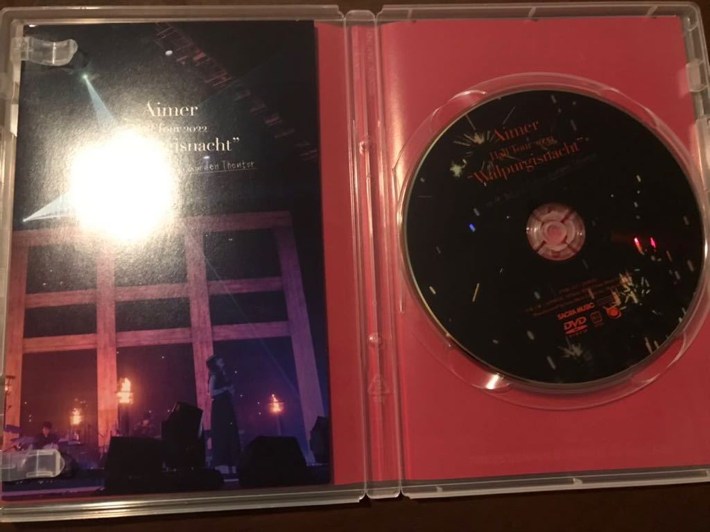 DVD Aimer Hall Tour 2022 'Walpurgisnacht' Live at TOKYO GARDEN