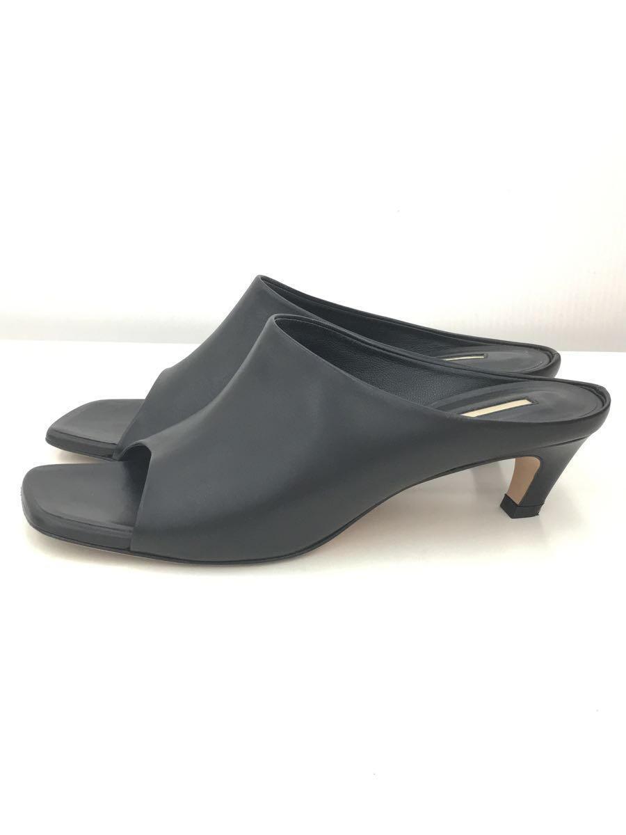 BRENTA◇カバーミュールサンダル/36/BLK/レザー 22.5cm サンダル
