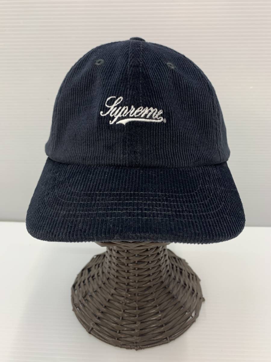 Supreme Ripple Corduroy Small Box Logo 6 Panel Hat - BIG 84 CO