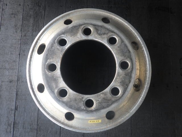  r531-55 アルミ製 アルミホイール 19.5&times;6.75 8穴 トラック 大型 ホイール 3A-0(ホイール)｜売買されたオークション情報、yahooの商品情報をアーカイブ公開 - オークファン ホイール