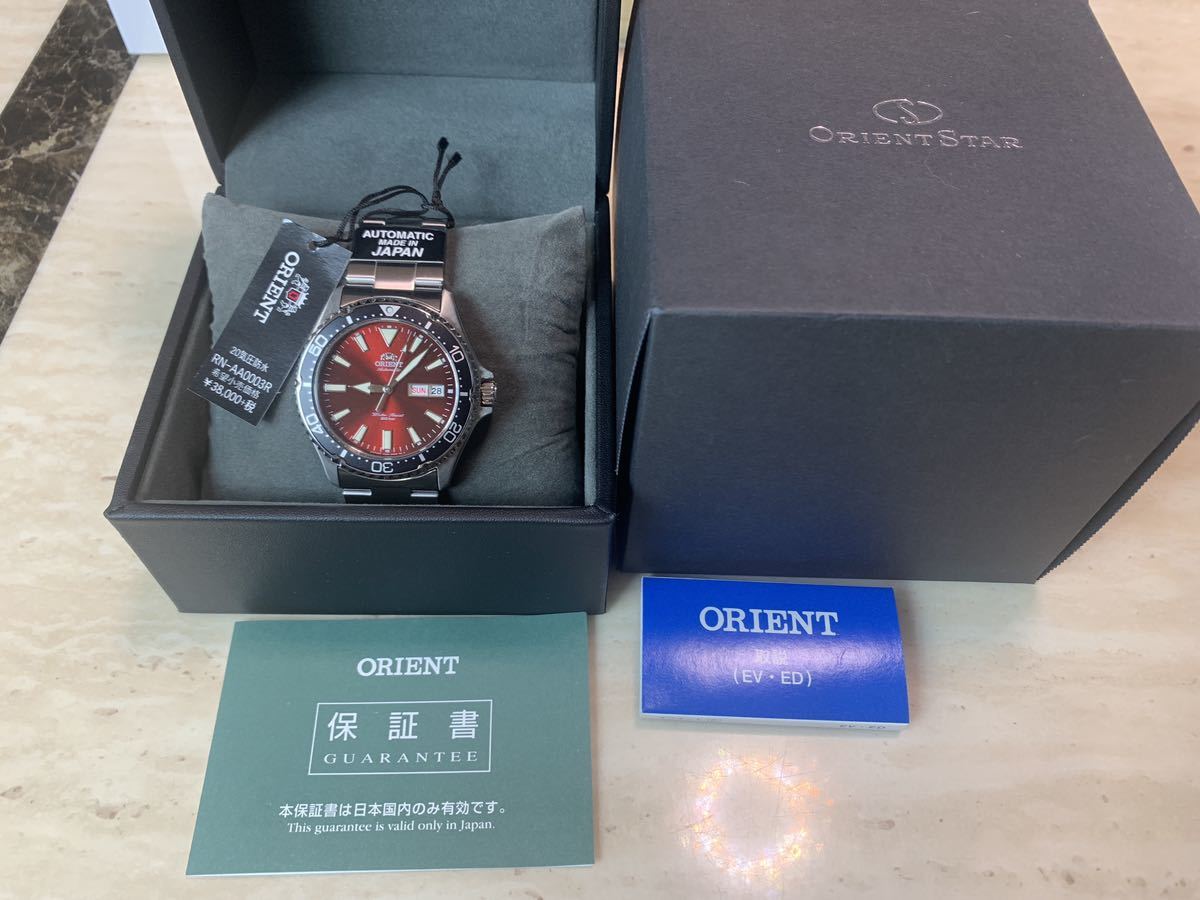 新品 未使用！オリエント カマス ORIENT Mako Ⅲ マコ 3 RN-AA0003R 