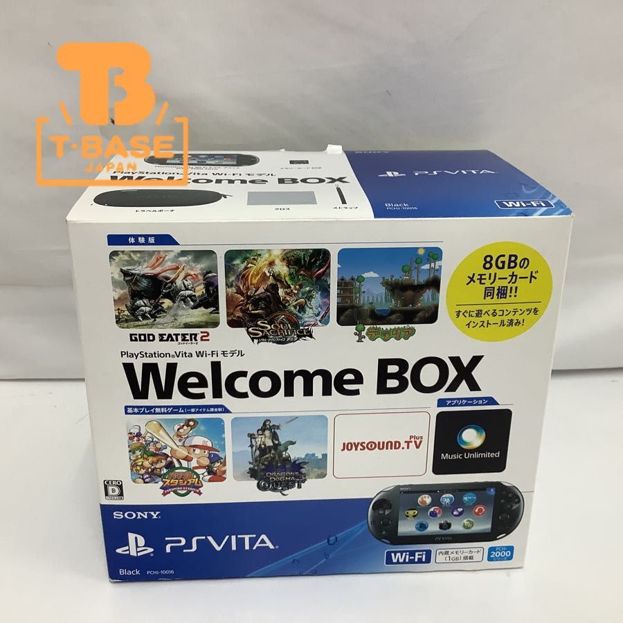1円〜 動作確認済み 初期化済み 欠品 PSVITA PCHJ-10016 ブラック ウェルカムボックス