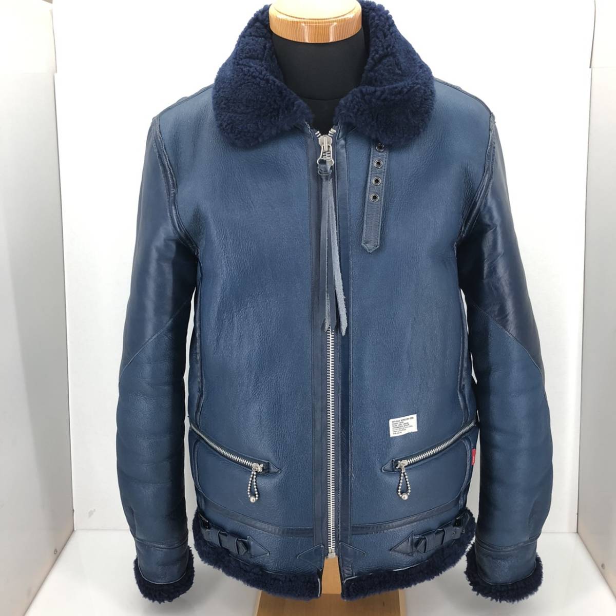 No.7461 1円 WTAPS ダブルタップス メンズ ムートン レザージャケット 