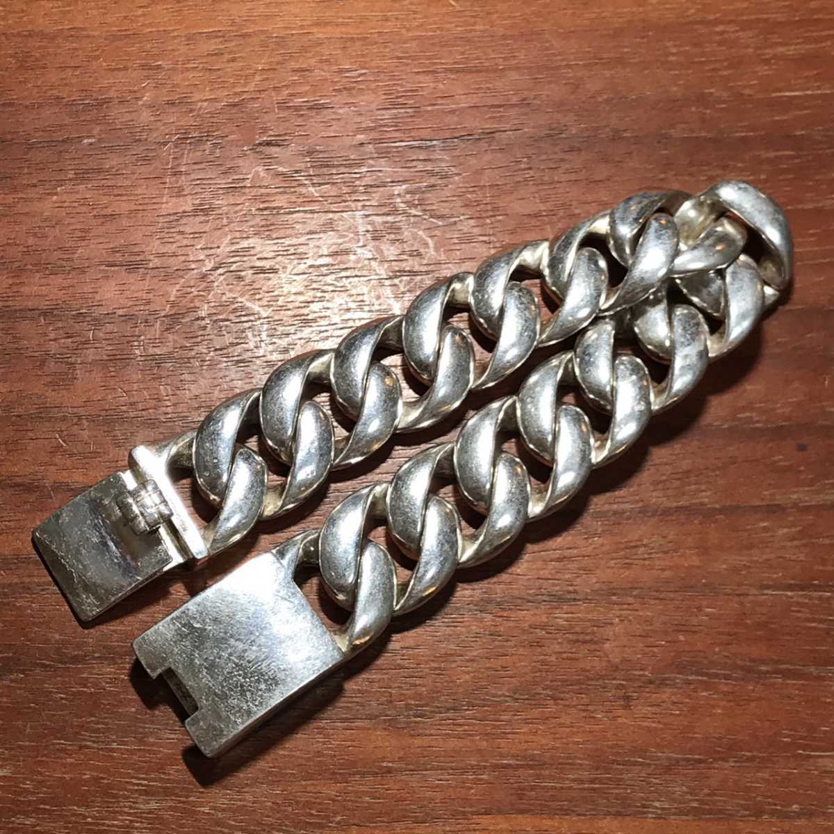 メキシコ製 メキシコ製 MEXICO VINTAGE チェーンブレスレット 925×真鍮 