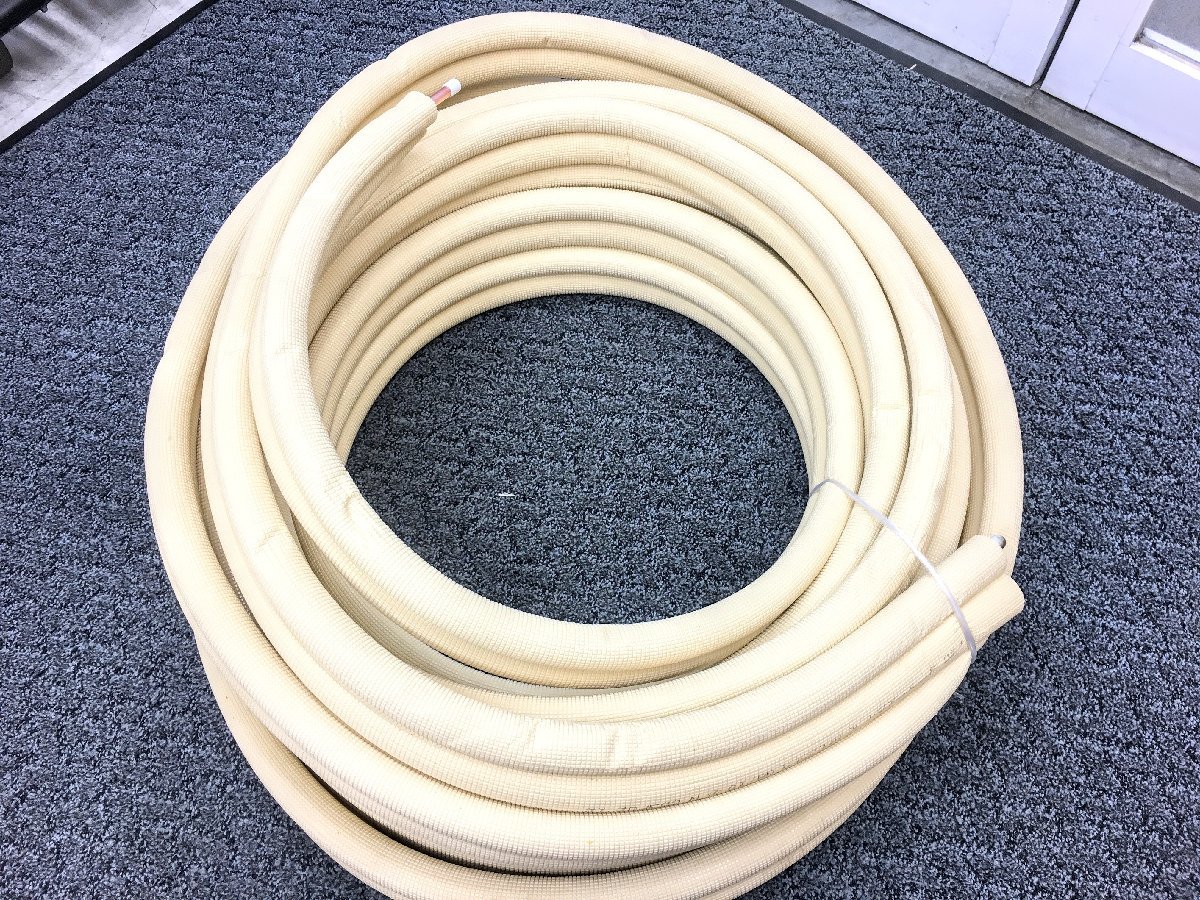 ① 未使用品 オーケースカイ 10t被覆 銅管 被覆冷媒配管 難燃保温