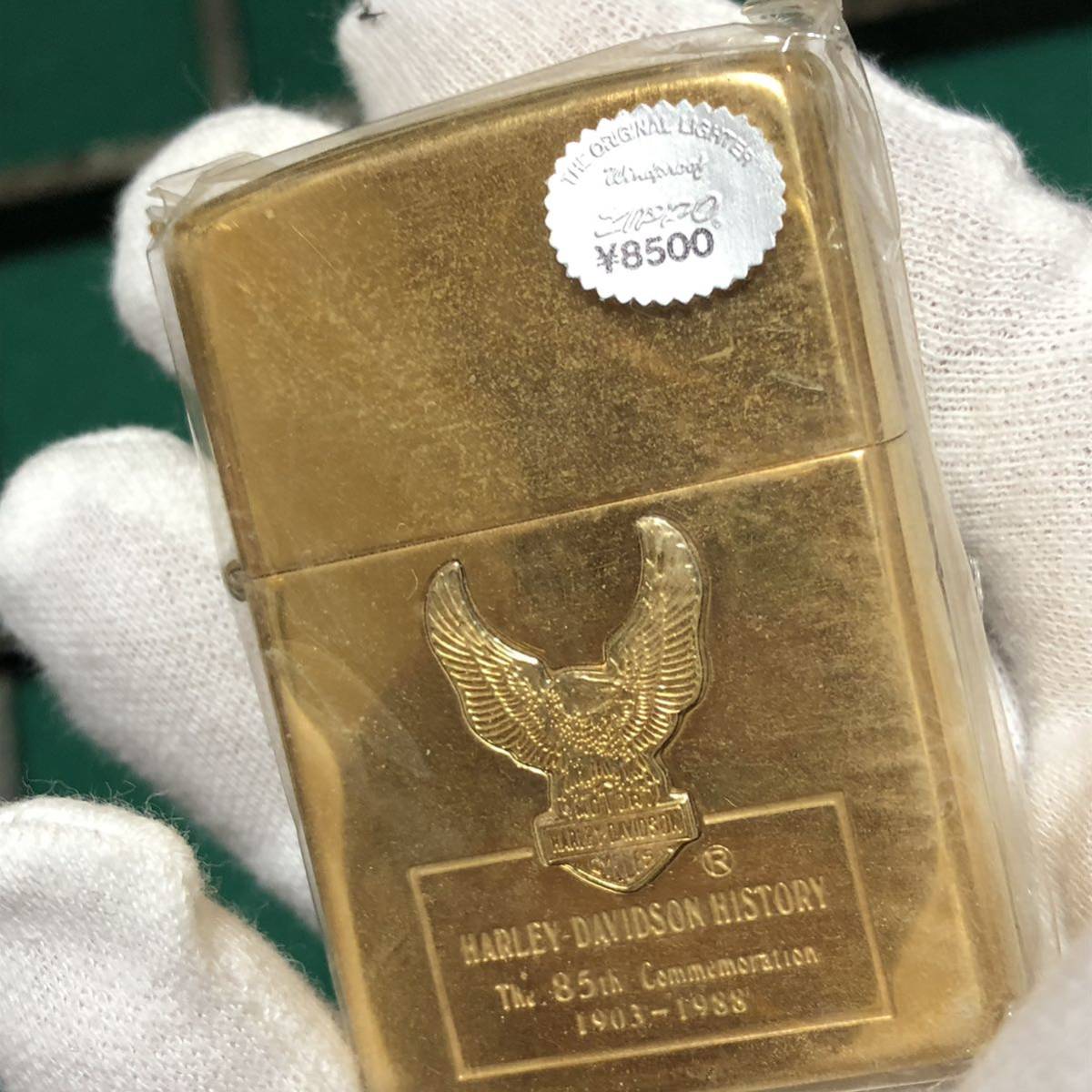 新品保管品3◇ZIPPO ジッポ 1989年 HARLEY DAVIDSON 85周年 ハーレー 