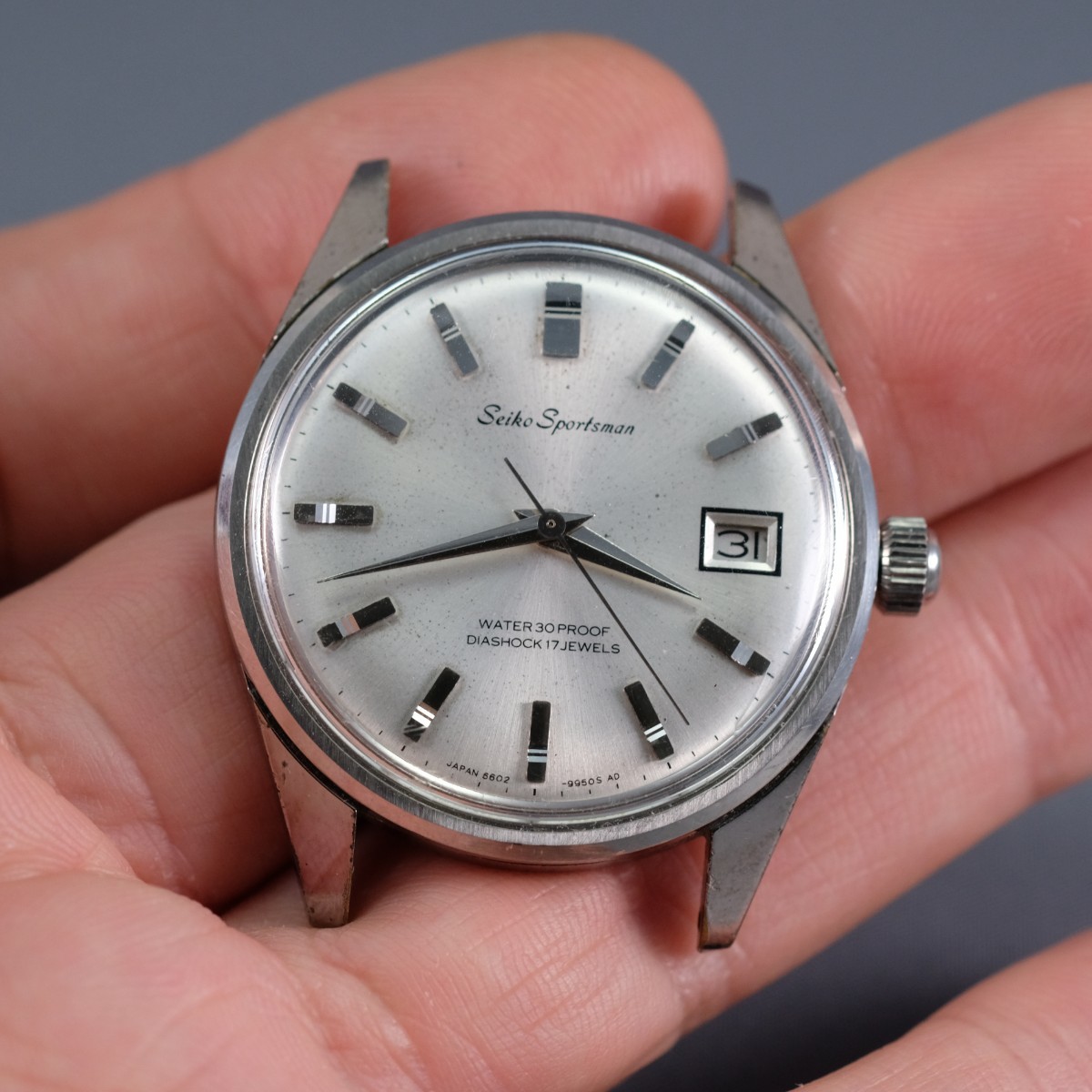 稼働品】セイコー スポーツマン 6602-9981 Seiko Sportsman 6602-9981 