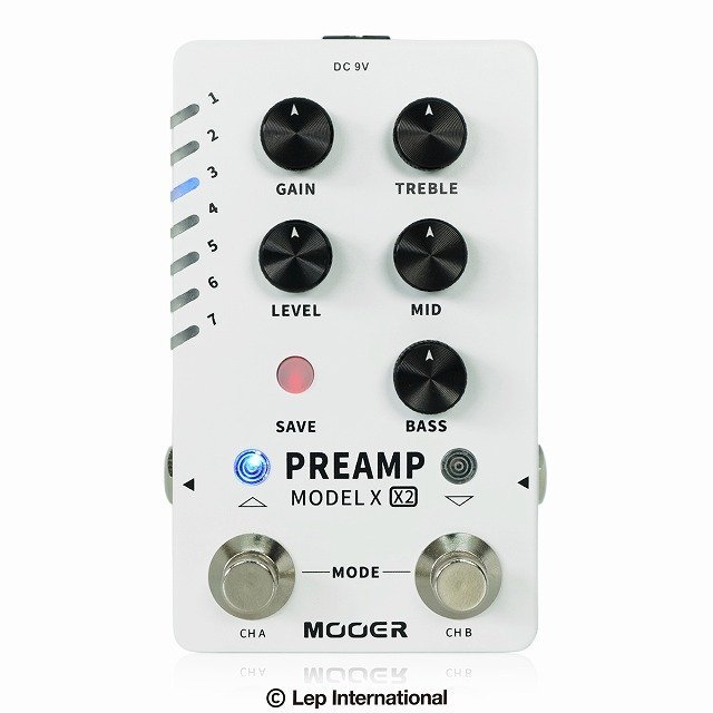 最落無し! Mooer　PREAMP MODEL X2　/　a42765　14のプリアンプ、3つのIRキャビネットを収録。エディタで中身変更も可能！　1円
