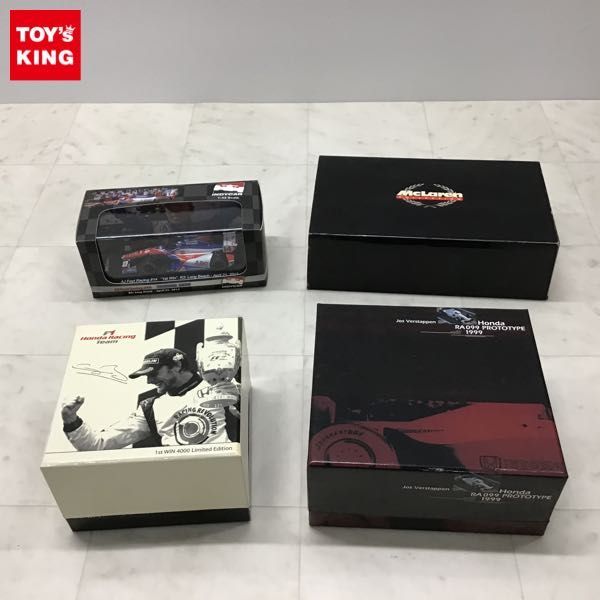 1円〜 ミニチャンプス 等 1/43 ホンダ RA099 プロトタイプ 1999 マクラーレン ホンダ MP4/4 1988 MP4/5 1989 他
