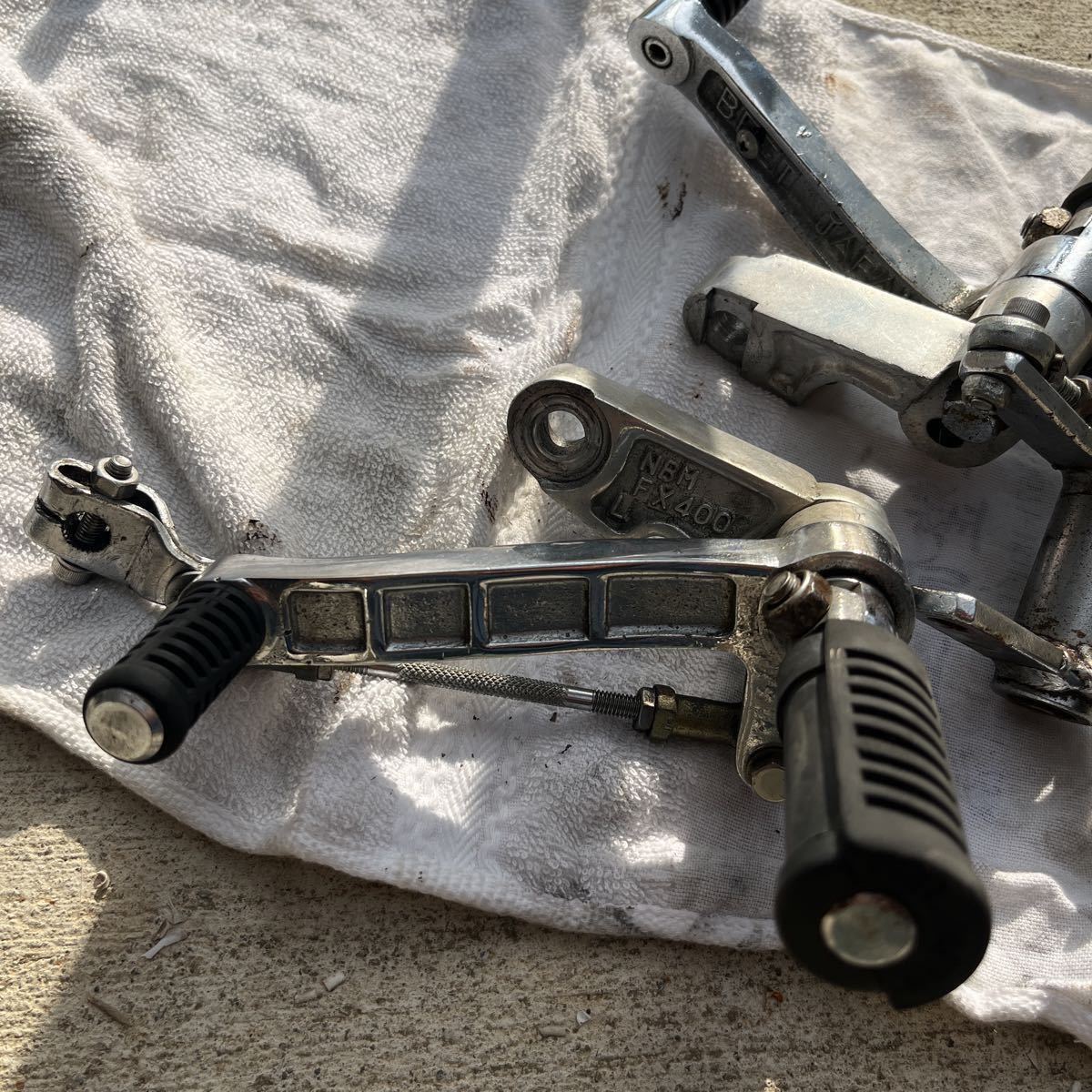 GPZ400F用BEETフルバンク バックステップ gpz400f用 beetフルバンク 
