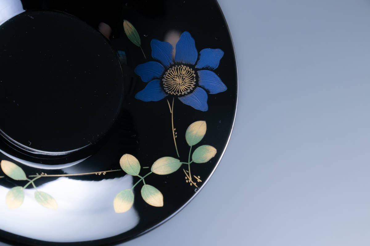 輪島塗 漆器 童蒔絵 茶托 5枚セット 高級輪島塗 茶托 漆器 5枚セット