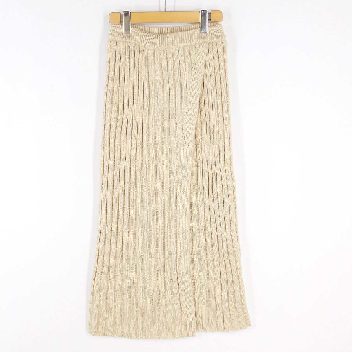 未使用 Ray BEAMS レイビームス ニットラップ マキシスカート #98685 