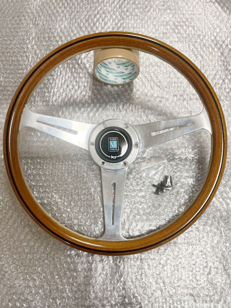 ナルディ　NARDI クラシック　ウッドステアリング　VW使用　当時物 送料無料！ナルディ NARDI ウッドステアリング 旧車 クラシック 当時物