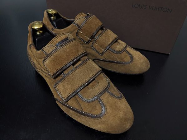 極美品 試し履き程度 ヴィトン 6 LOUIS VUITTON ♯GO0045 ベルクロ  