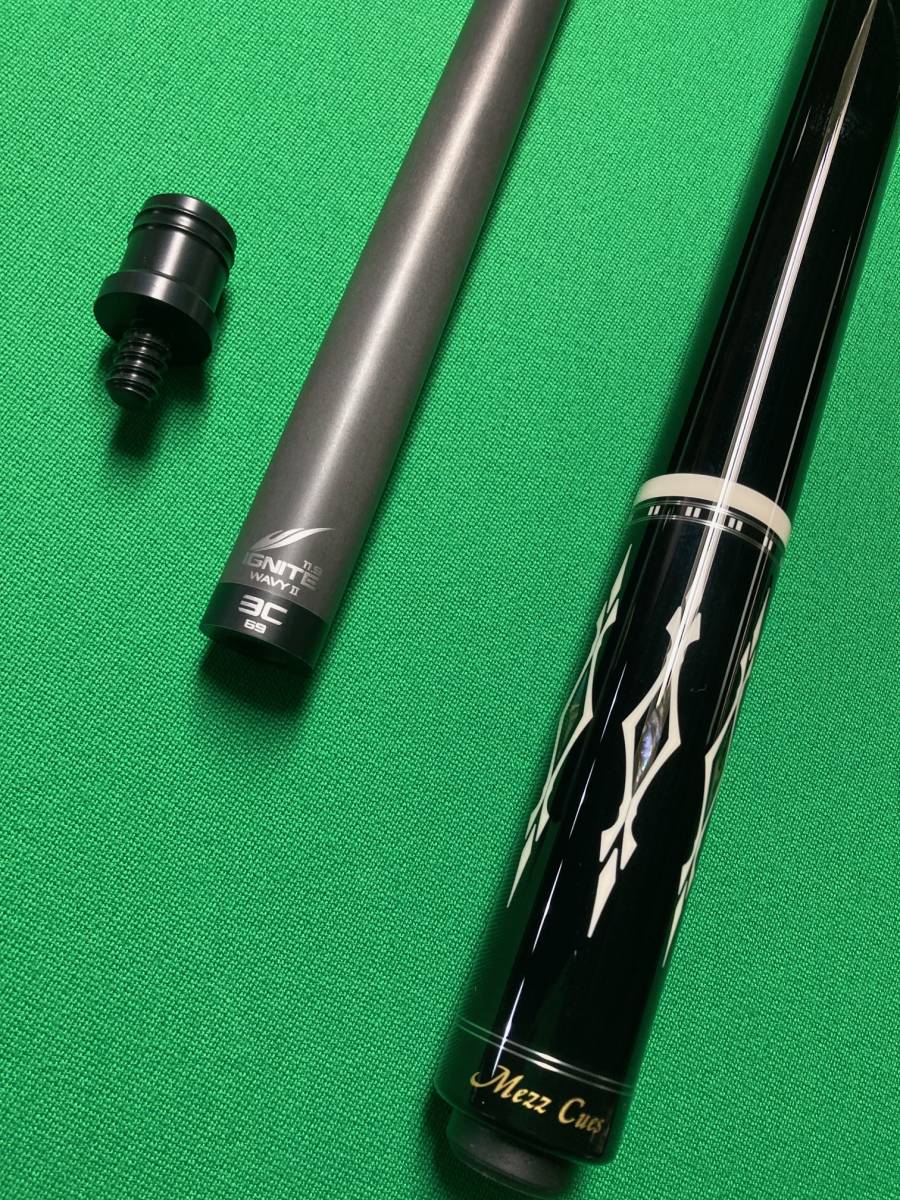 MEZZ 3C用CUE CR233+3C用IGNITE 希少 新古品 Wavy2 ジョイント 