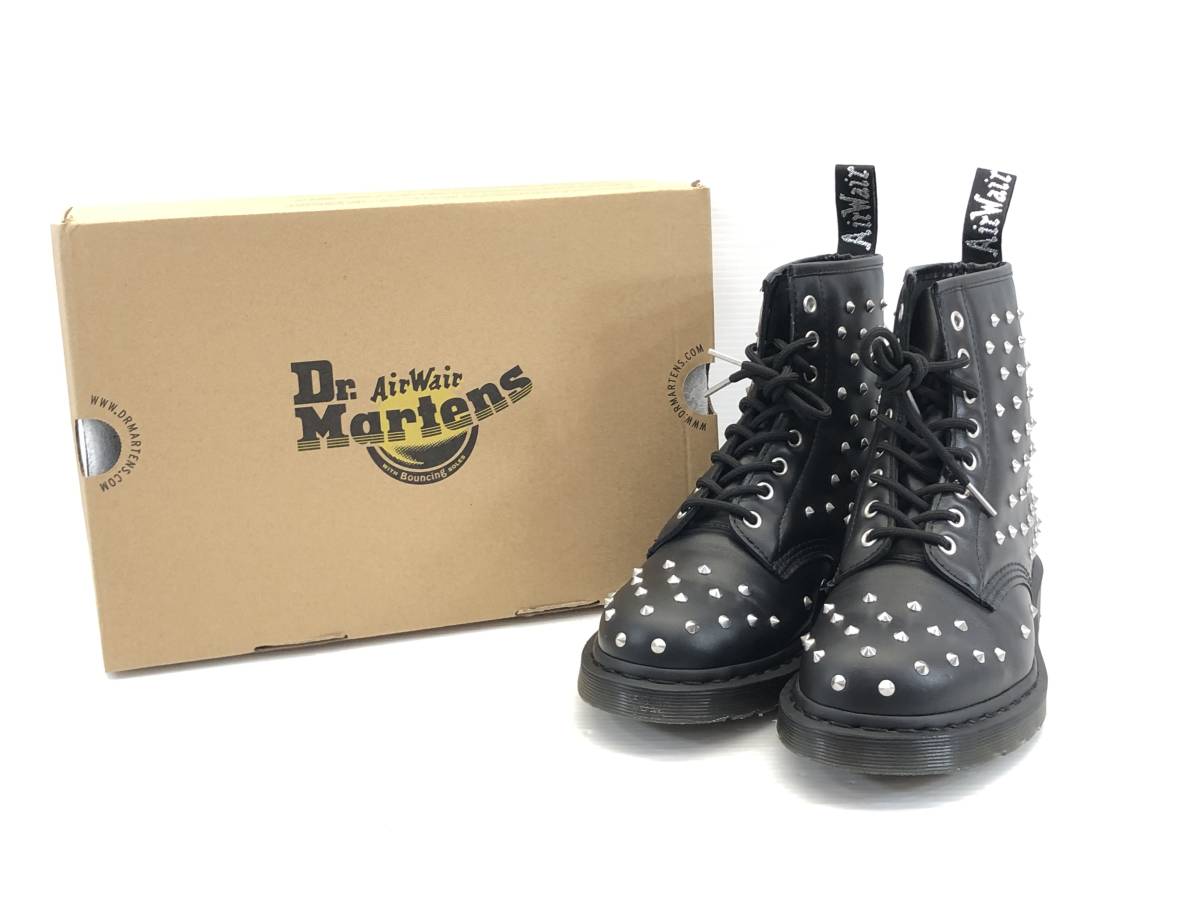 □ 未使用 Dr.Martens ドクターマーチン 1460 STUD スタッズ 8ホール ブーツ UK7 26.0㎝ レザー ブラック □
