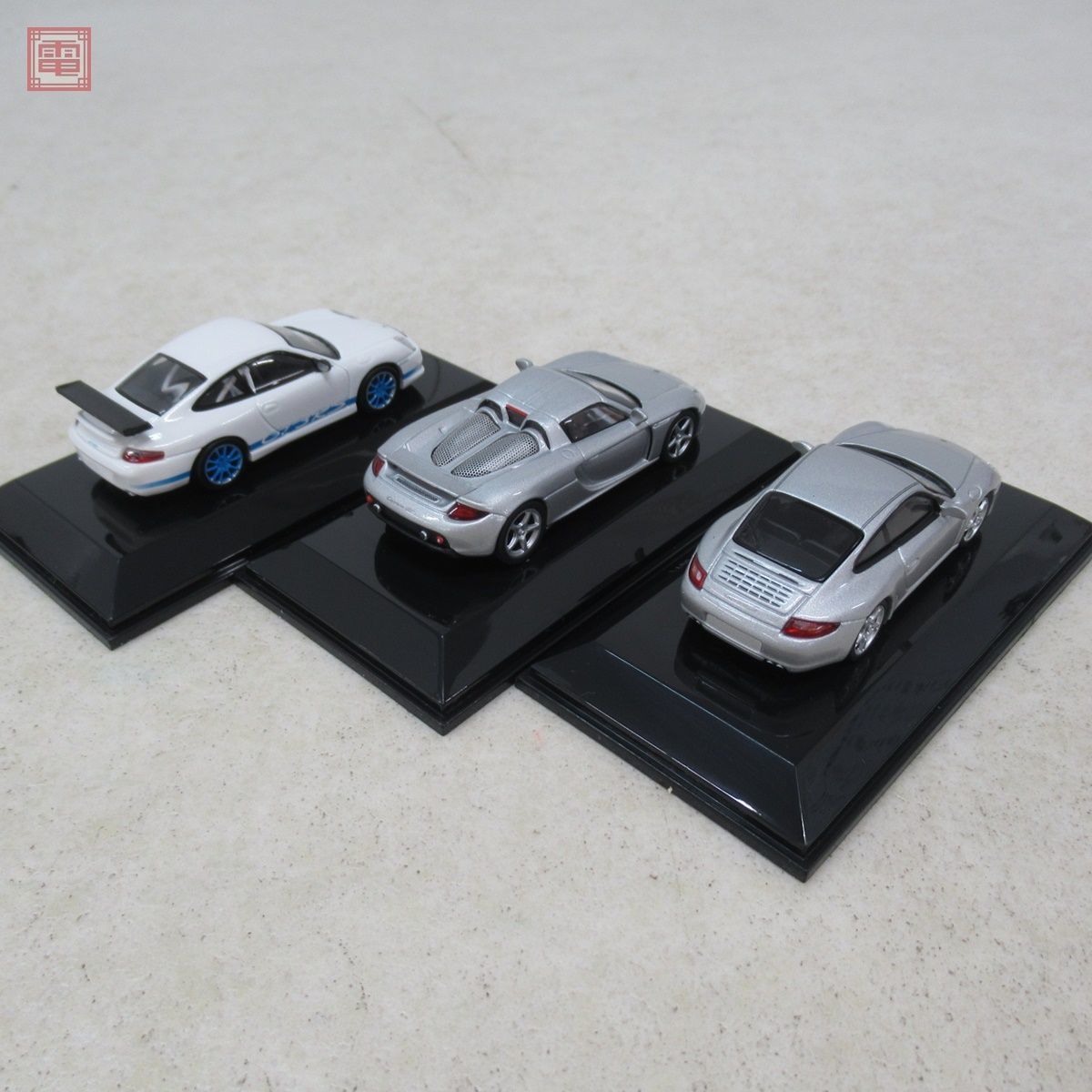 オートアート 1/64 ポルシェ 911 GT3 RS 2004/カレラ S(Typ 997)/GT 計  