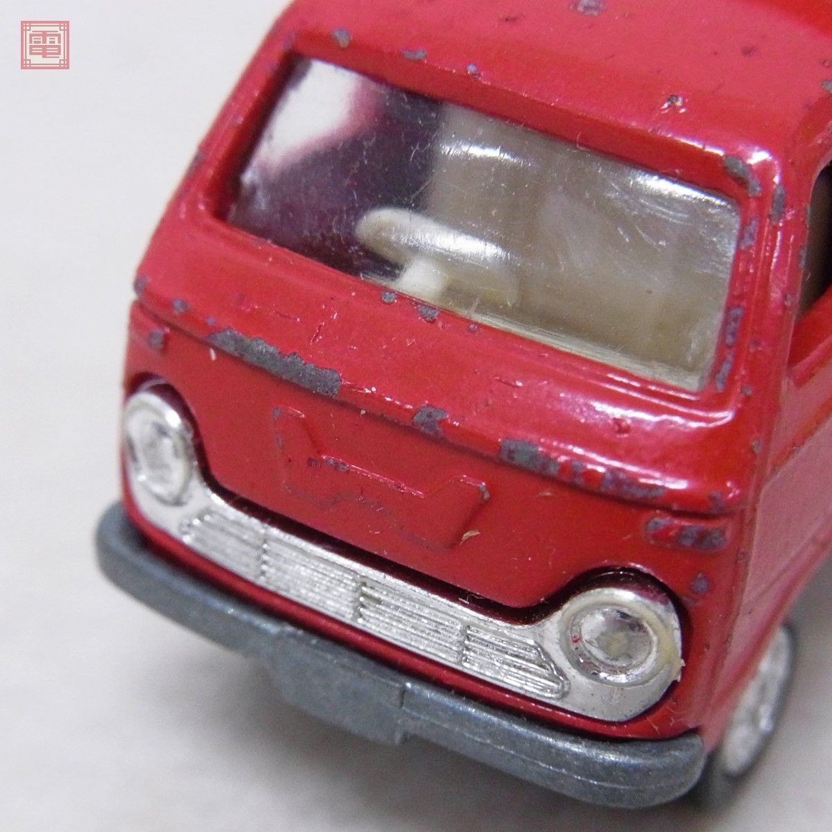 トミカ 日本製 No.20 ホンダ TN360 郵便車 旧ホイール 黒箱 色指定箱