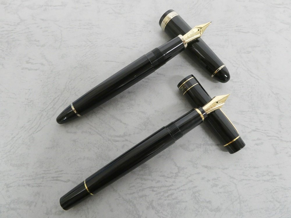 ○ Sailor セーラー PROFIT プロフィット 1991 ペン先 21K 刻印 PILOT パイロット ECRINO エクリーノ ペン先 ＜F＞ 万年筆 2点 セット
