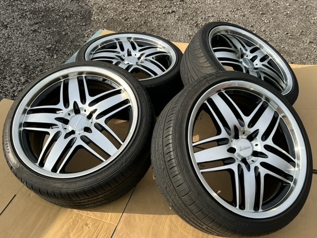 ホイール付タイヤ4本セット) ロリンザー LORINSER RS9タイプ 10J+38 