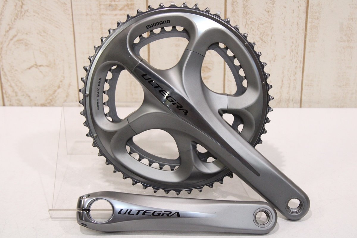★SHIMANO シマノ FC-6700 ULTEGRA 170mm 52/39T 2x10s クランクセット BCD:130mm 美品
