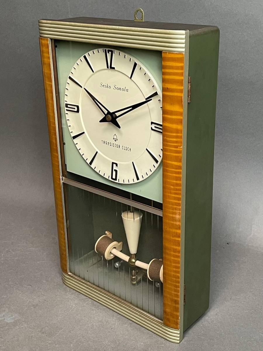 SEIKO ソノーラ sonola トランジスタ時計 ウッド調 ジャンク品 SEIKO