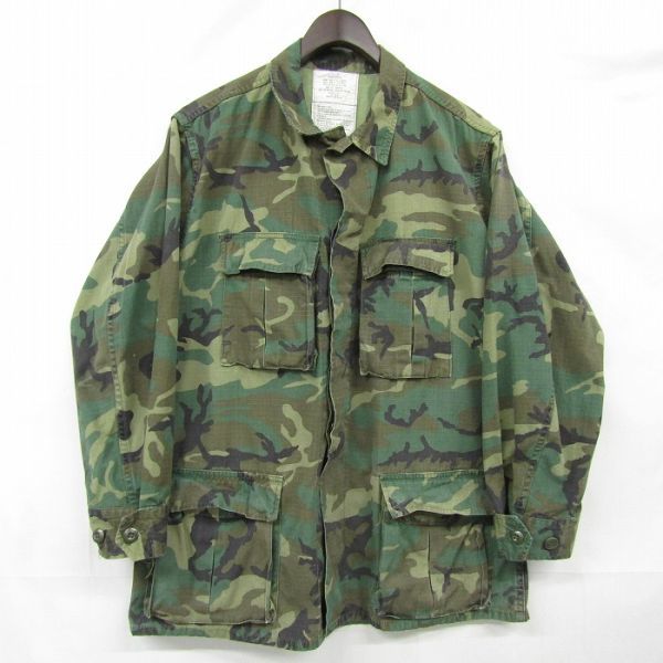 80s 米軍実物 サイズ M-R USMC コンバット シャツ ジャケット シービー ウッドランド カモ 古着 ビンテージ ミリタリー3S0414