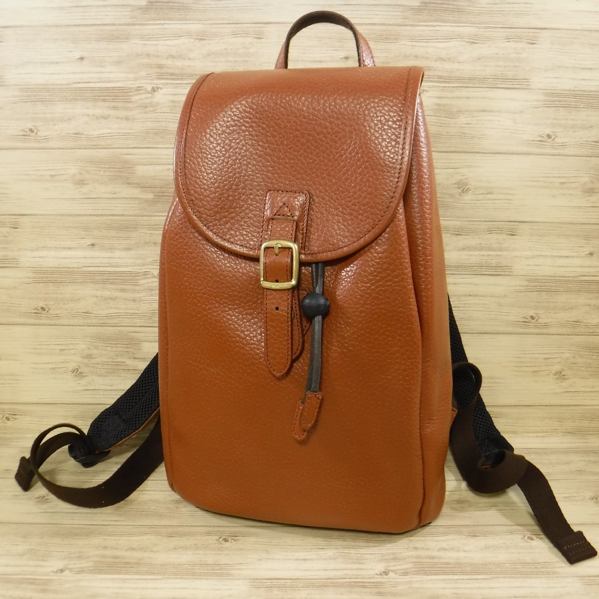 BB195 シルバーレイククラブ 定価32780円 新品 撥水牛革 ソフトレザーリュック 茶 ブラウン IKETEI イケテイ製