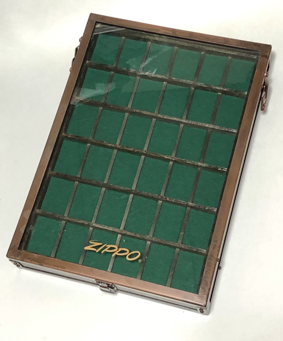 ZIPPO オイルライター 36個 収納 木製 ケース コレクション ケース