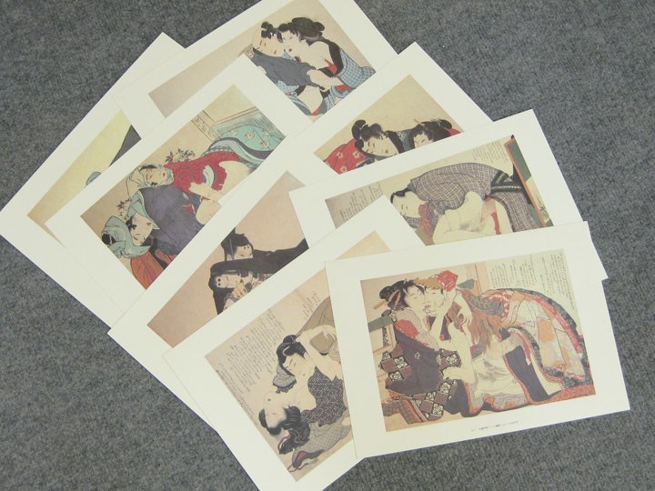 心庵】春画 本 北斎の世界・名作選一50選 TF040